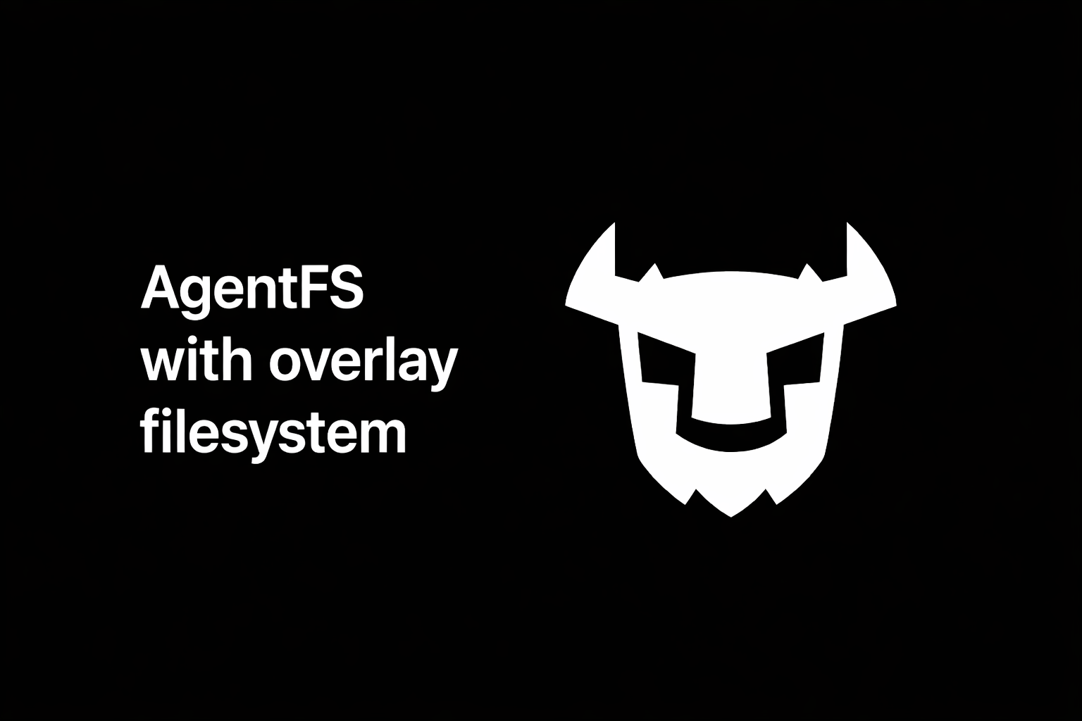Cover image for AgentFS with copy-on-write overlay filesystem