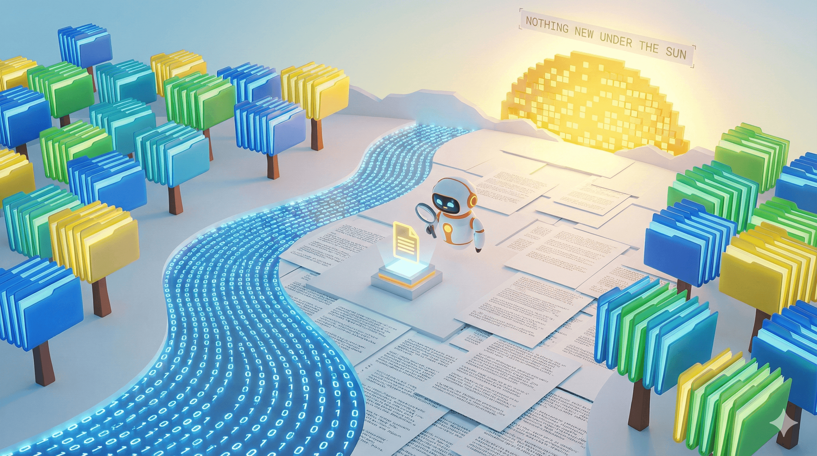 Cover image for Nothing new under the sun: everything is a file