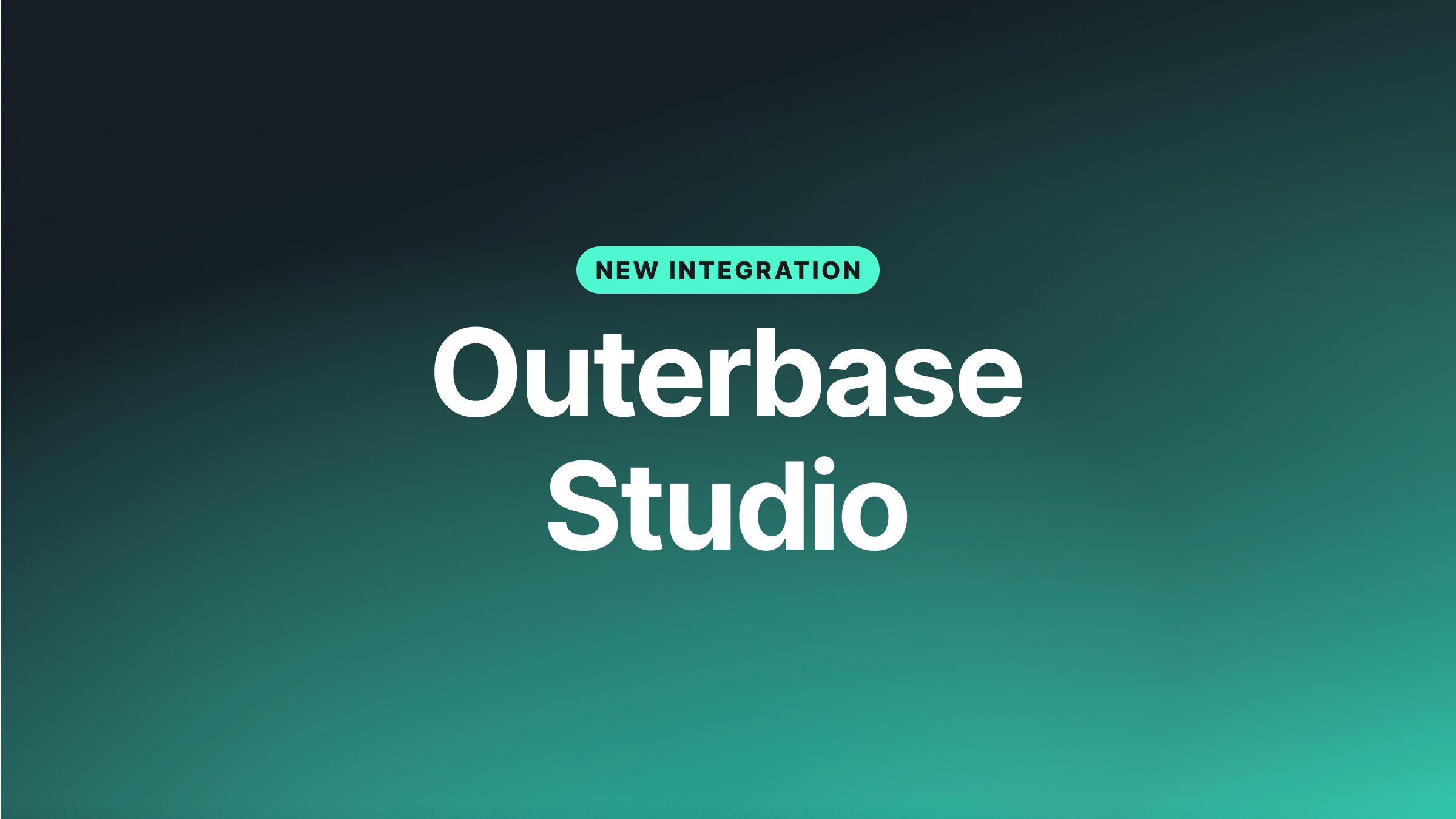 Cover image for Outerbase Studio Added to Turso Cloud