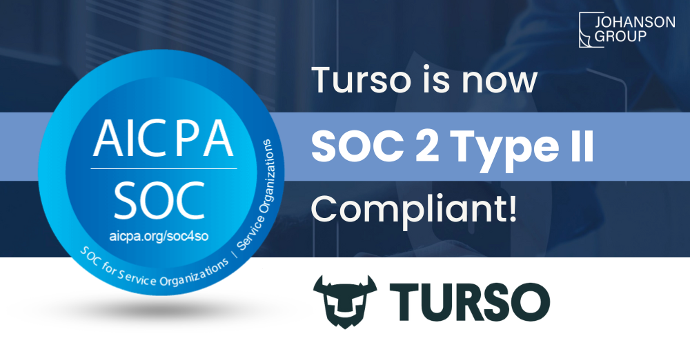 Cover image for Turso completed SOC2 Type II compliance with zero issues