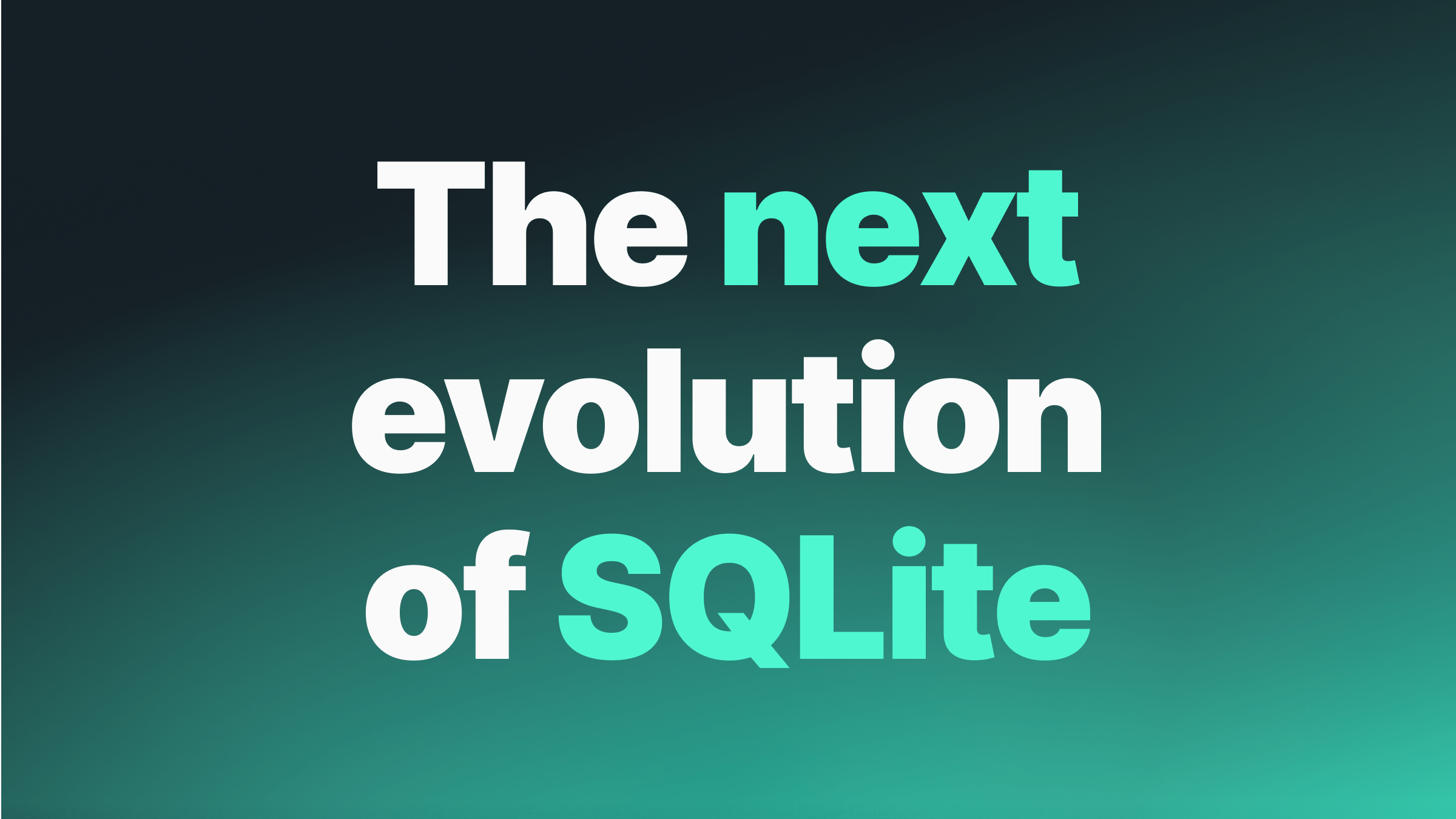 Cover image for Introducing the first alpha of Turso: The next evolution of SQLite
