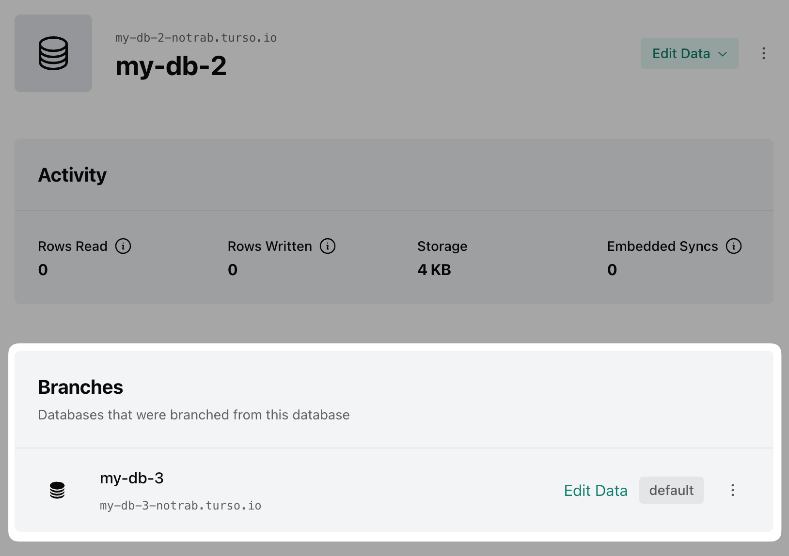 Track Database Branching With Turso Cloud